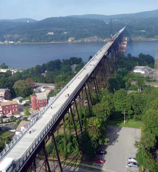 A bridge that is over the water.