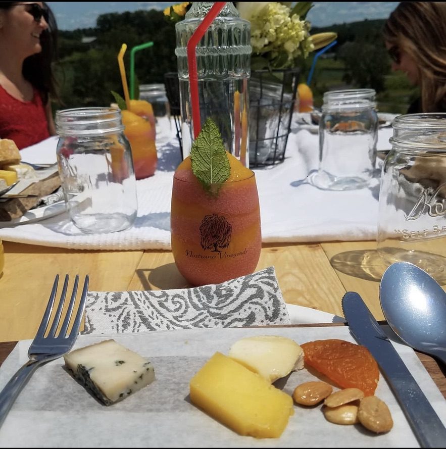 A plate of food on top of a table.